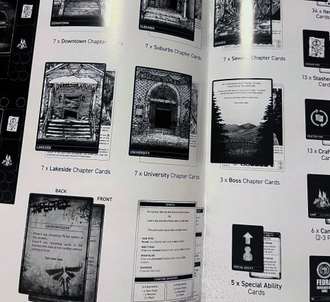 Last of Us: Escape the Dark booklet